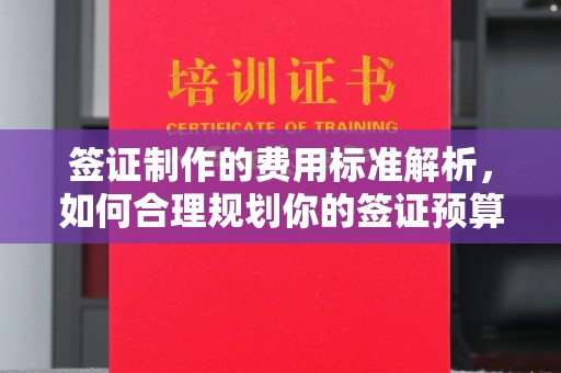 凌源签证制作的费用标准解析，如何合理规划你的签证预算
