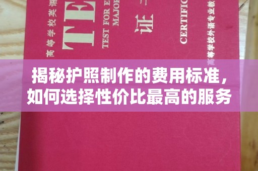 凌源揭秘护照制作的费用标准，如何选择性价比最高的服务？