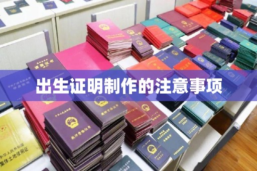 凌源出生证明制作的注意事项
